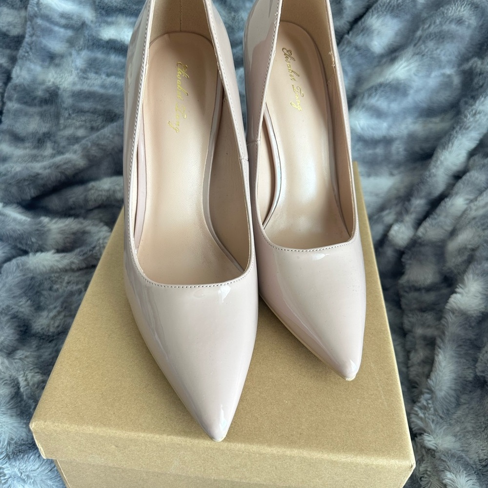 NUDE Classic Beige Heels